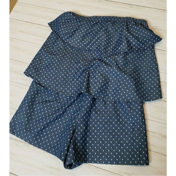 Club Monaco chambray romper size 4 - Picture 5 of 5
